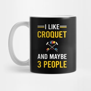 3 People Croquet Mug